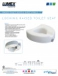 Product Sheet - Locking Raised Toilet Seat